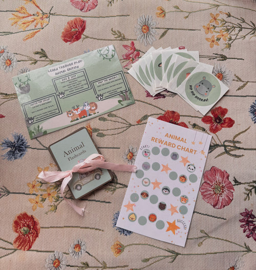 Monthly Learning Set – Children's Flashcards & Activity Set